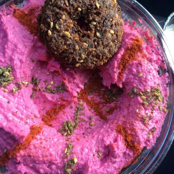 Chickpeas - Beet hummus - Vegan Near Me - Ottawa, Ontario