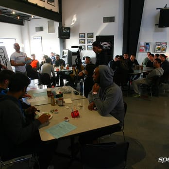 Speed District - Classroom Discussion before Entering Track - Race Tracks Near Me - Los Angeles, California