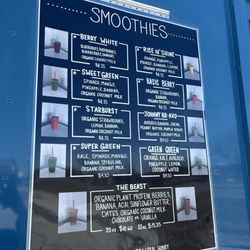 The Smoothie Truck - Menu