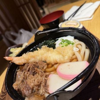 Tendon Kohaku - Kohaku Dashi Stock Udon - Japanese Near Me - Bellevue, Washington Tendon Kohaku - Kohaku Dashi Stock Udon - Japanese Near Me - Bellevue, Washington