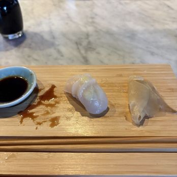 Shokunin - Scallop nigiri - Japanese Near Me - Austin, Texas Shokunin - Scallop nigiri - Japanese Near Me - Austin, Texas