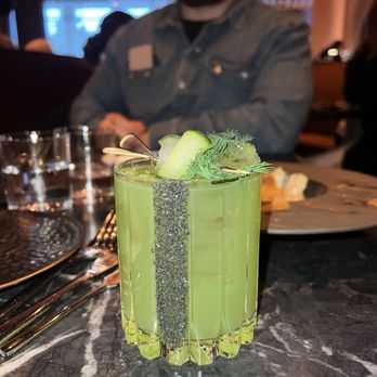 Aris Steakhouse - Cucumber margarita - Steakhouses Near Me - Austin, Texas