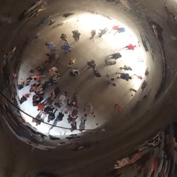 Cloud Gate - Underneath the bean - Public Art Near Me - Chicago, Illinois
