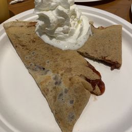 Strawberry crepe