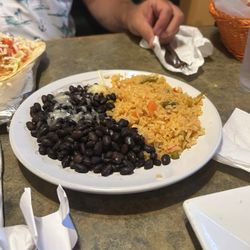 Rio Chico Mexican Restaurant - Rice and Whole Beans