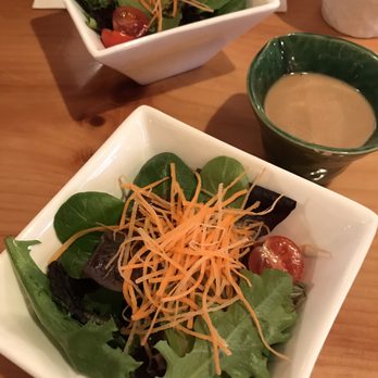 Hasaki - LUNCH OBENTO's salad with sesame dressing - Sushi Bars Near Me - New York, New York