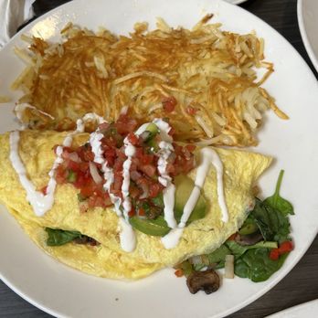 Broken Yolk Cafe - The Mom Omelet $17.95 (9/20/25) loved it especially the salsa!!! - American Near Me - Buena Park, California Broken Yolk Cafe - The Mom Omelet $17.95 (9/20/25) loved it especially the salsa!!! - American Near Me - Buena Park, California