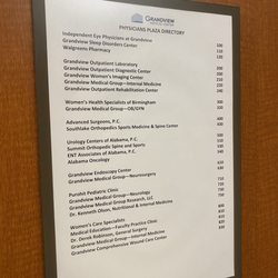 ENT Associates of Alabama - Directory at elevators