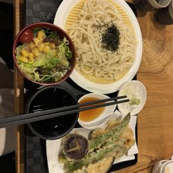 三葉屋 - Cold Udon with Tempura