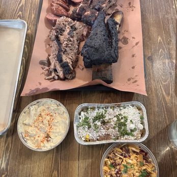 Riot BBQ - Feast, beef, rib, brisket, pork ribs, sausage, potato salad, cornbread slaw.. all amazing! - Barbeque Near Me - Denver, Colorado Riot BBQ - Feast, beef, rib, brisket, pork ribs, sausage, potato salad, cornbread slaw.. all amazing! - Barbeque Near Me - Denver, Colorado