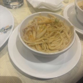 Koi Palace - Seafood, egg white, crab meat over E-food noodles - Dim Sum Near Me - Dublin, California Koi Palace - Seafood, egg white, crab meat over E-food noodles - Dim Sum Near Me - Dublin, California