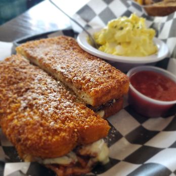 Bigfoot Betty's - Monte Cristo and side of Potato Salad - Salad Near Me - Cedar Falls, Iowa