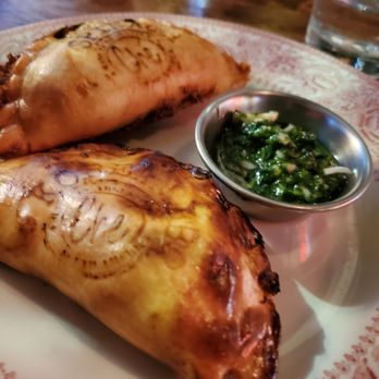 Butcher and Barrel - The empanadas were very flaky and I liked the chimi on the side - Bars Near Me - Cincinnati, Ohio
