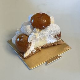 St Honore cake, $13. interior