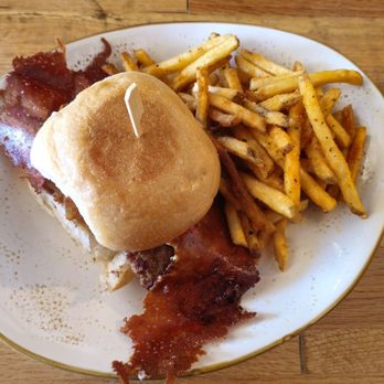 Wheelhouse - Folded burger. Like a juicy lucy but also wrapped in a layer of toasted/grilled cheddar. Amazing. - American Near Me - Opp, Alabama Wheelhouse - Folded burger. Like a juicy lucy but also wrapped in a layer of toasted/grilled cheddar. Amazing. - American Near Me - Opp, Alabama