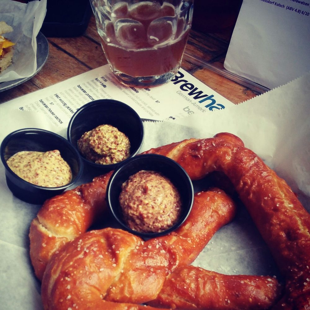 Brewhaus - The free pretzel you get with a check in. Delicious! - German Near Me - Chattanooga, Tennessee