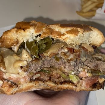 Griff's Hamburgers - A sandwich that I didn't order, was supposed to be chicken! - Burgers Near Me - Haltom City, Texas