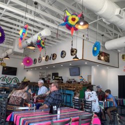 Nueva Era Taqueria - Bar and seating area