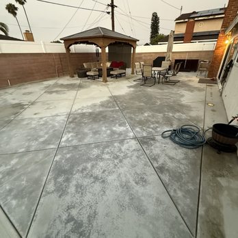 Legaspi & Sons - Diamond cut. Cement settling in as expected, will eventually be one color throughout. - Masonry/Concrete Near Me