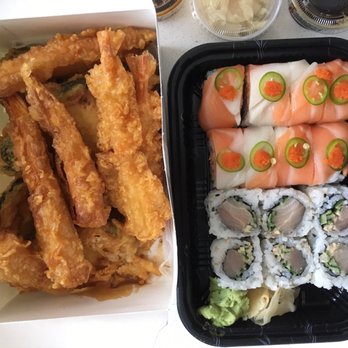 Ginger Exchange - Shrimp and Vegetable Tempura  Spicy Yellowtail - Asian Fusion Near Me - Watertown, Massachusetts
