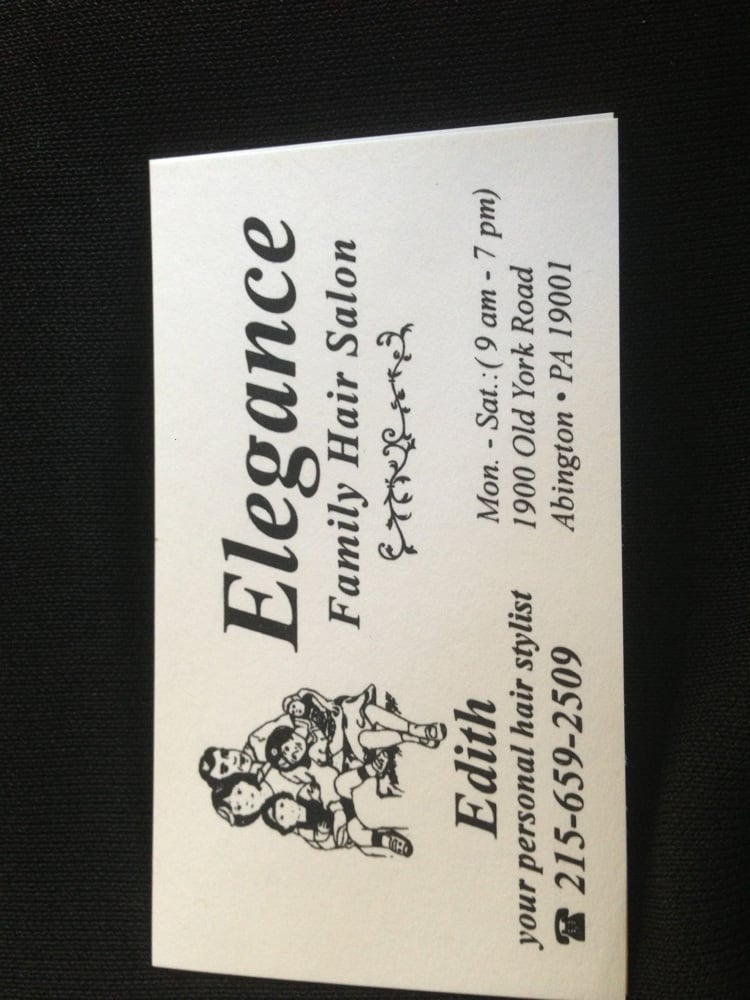 Elegance - Edith's Family Hair Salon Logo