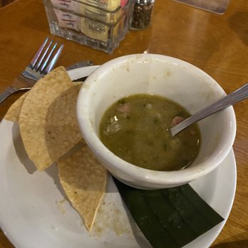Tolbert's - Green chili with pork- half eaten before I took the pic. Soooooo good! - American Near Me - Grapevine, Texas