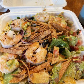 The Clam Castle - Taco salad with broiled shrimp. Yummy!!!! - Seafood Near Me - Madison, Connecticut The Clam Castle - Taco salad with broiled shrimp. Yummy!!!! - Seafood Near Me - Madison, Connecticut