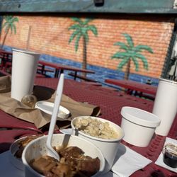 Aloha Island Grill - Teriyaki Chicken rice bowl combo (includes Mac salad and drink).