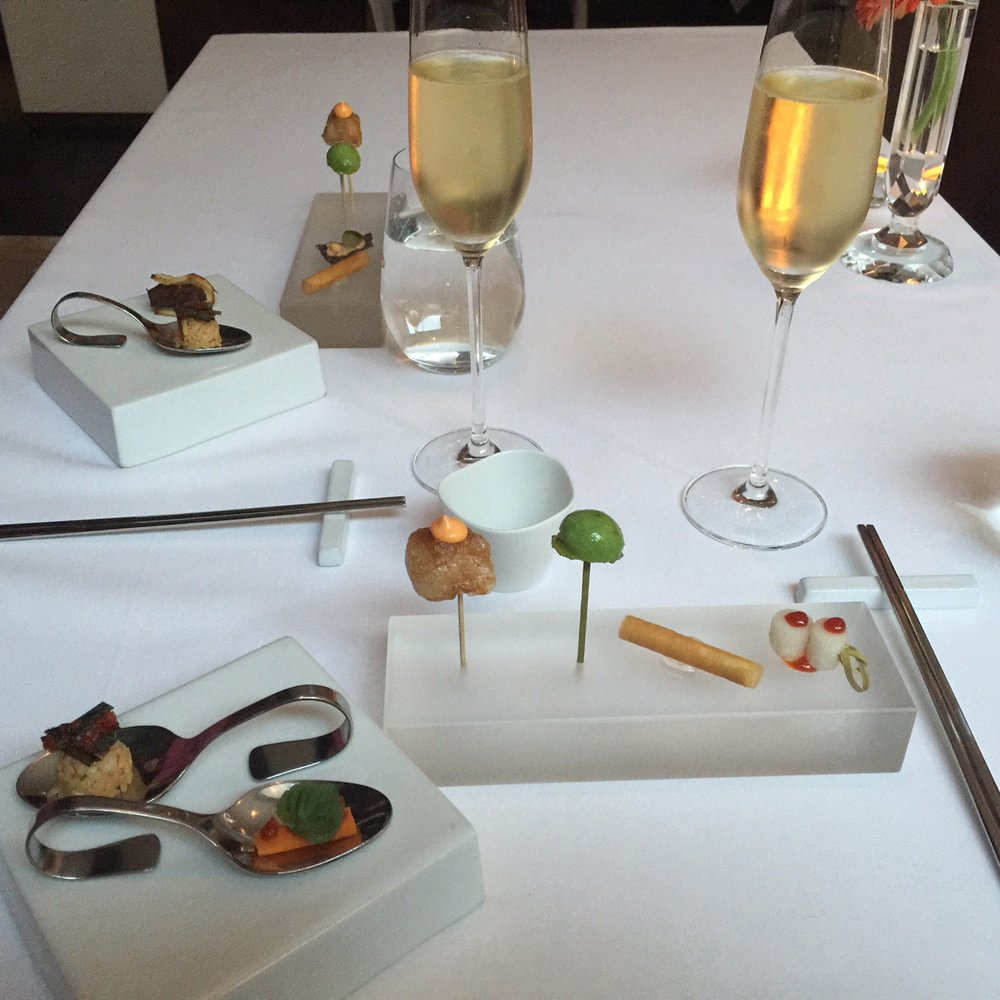 Jungsik - All the amuse bouche and champagne to start - Korean Near Me - New York, New York Jungsik - All the amuse bouche and champagne to start - Korean Near Me - New York, New York