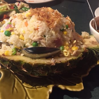 Tropika Malaysian Cuisine - Pineapple fried rice. - Malaysian Near Me - Edmonton, Alberta Tropika Malaysian Cuisine - Pineapple fried rice. - Malaysian Near Me - Edmonton, Alberta