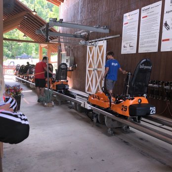 Rocky Top Mountain Coaster - So it begins - Amusement Parks Near Me - Pigeon Forge, Tennessee