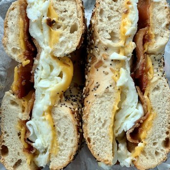 Muffin House Cafe - Bacon egg white and cheese - Coffee & Tea Near Me - Medway, Massachusetts