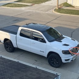 Roof wrap, window tint and tonneau cover.