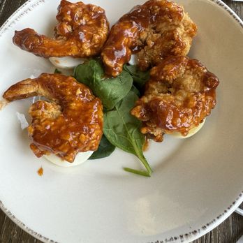 KitchenCray Cafe - Seafood Deviled Eggs - Breakfast & Brunch Near Me - Lanham, Maryland