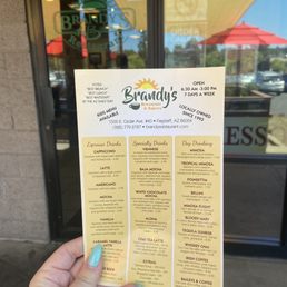 Exterior outside entrance of Brandy's Restaurant & Bakery - Menu - Flagstaff, Arizona Exterior outside entrance of Brandy's Restaurant & Bakery - Menu - Flagstaff, Arizona