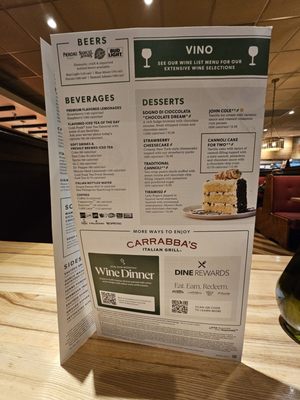 Menu photo 2 Carrabba's Italian Grill Roanoke, VA