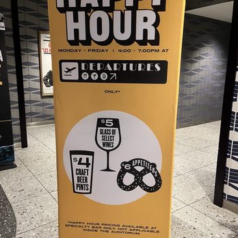 Alamo Drafthouse Cinema - Happy Hour - not bad if you only want beer or wine. - Cinema Near Me - Arlington, Virginia