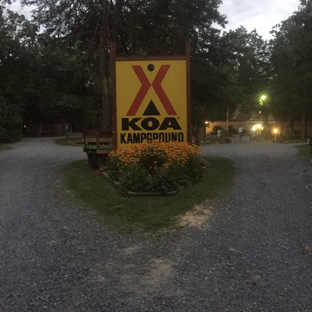 Entrance at dusk. Entrance at dusk.