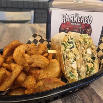 The Hammered Hideout - Chicken Cesar wrap - Burgers Near Me - Klamath Falls, Oregon The Hammered Hideout - Chicken Cesar wrap - Burgers Near Me - Klamath Falls, Oregon