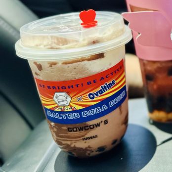 Cowcow’s Tea - Ovaltine Malted Boba - Bubble Tea Near Me - Honolulu, Hawaii