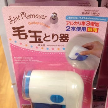 Daiso - Battery operated lint remover! - Department Stores Near Me - Milpitas, California