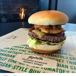 Triple O's - A perfectly made Smokehouse burger at Triple O's.