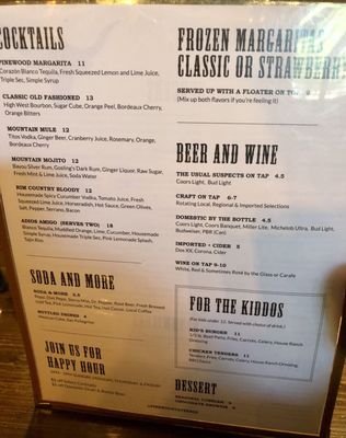 Menu photo 8 Pinewood Tavern Pine, AZ
