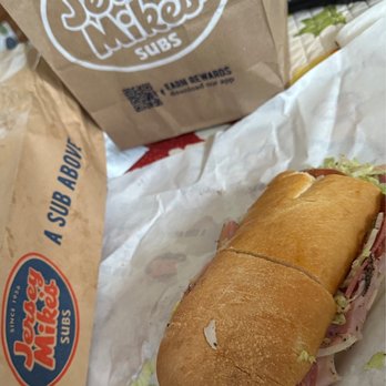Jersey Mike's Subs - Good size sandwich :) It was packaged up nicely and this Italian hoagie was perfectly built to enjoy it as my lunch. - Sandwiches Near Me - Wilkes-Barre, Pennsylvania Jersey Mike's Subs - Good size sandwich :) It was packaged up nicely and this Italian hoagie was perfectly built to enjoy it as my lunch. - Sandwiches Near Me - Wilkes-Barre, Pennsylvania