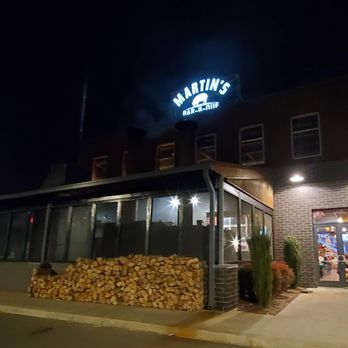 Martin's Bar-B-Que Joint - Wood pile out front - Barbeque Near Me - Spring Hill, Tennessee