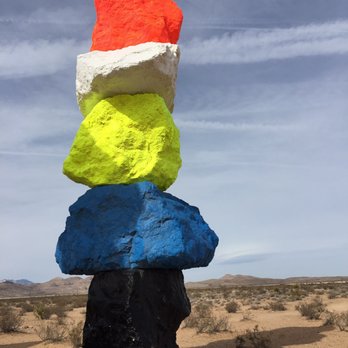Seven Magic Mountains - Public Art Near Me - Las Vegas, Nevada