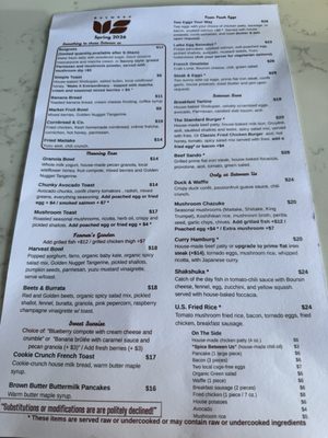 Menu photo 8 Between Us San Diego, CA