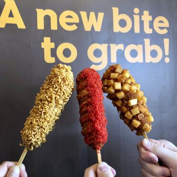 Kong Dog - Ramen, hot Cheetos, and fries corndogs - Asian Fusion Near Me - Glenview, Illinois Kong Dog - Ramen, hot Cheetos, and fries corndogs - Asian Fusion Near Me - Glenview, Illinois