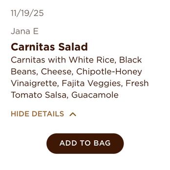 Chipotle Mexican Grill - My order. - Mexican Near Me - Raleigh, North Carolina