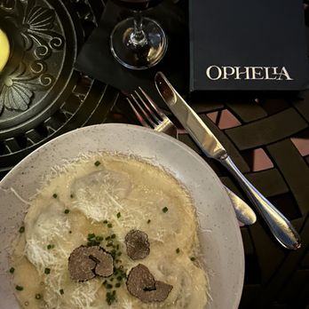 Ophelia - Mushroom ravioli - Cocktail Bars Near Me - New York, New York